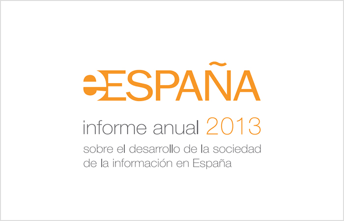 Logo de eEspaña, de su informe anual para el año 2013